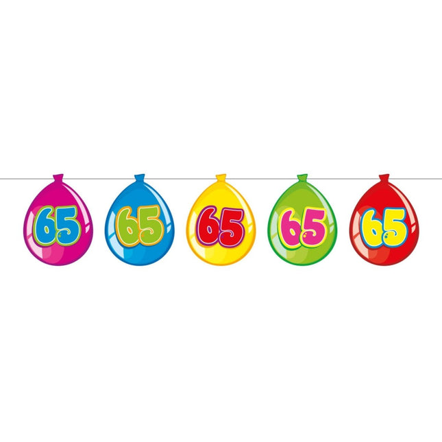 Slingers 65 Jaar Ballonnen 10m van Folat koop je bij Partywinkel