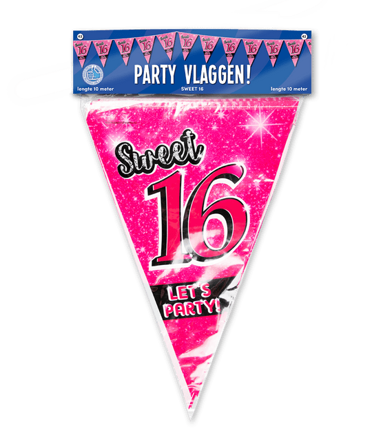 Slingers Sweet 16 10m van Paper Dreams koop je bij Partywinkel