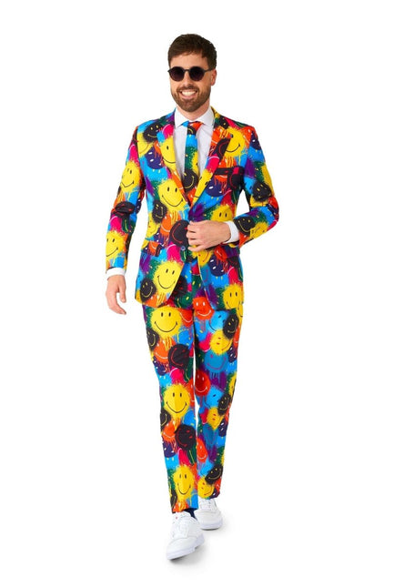 Smiley Drip Pak Heren OppoSuits van OppoSuits koop je bij Partywinkel