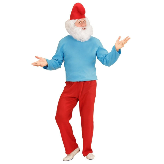 Smurf Kostuum Heren van Widmann koop je bij Partywinkel