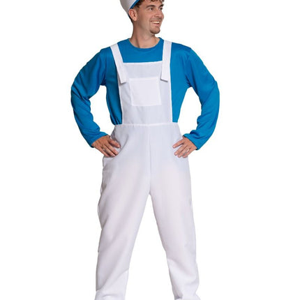 Smurfen Pak Blauw Wit Heren van Partychimp koop je bij Partywinkel