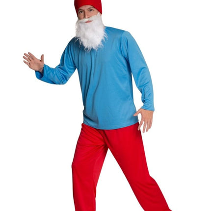 Smurfen Pak Rood Blauw Groot van Partychimp koop je bij Partywinkel