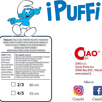 Smurfin Kostuum Meisje van Ciao International koop je bij Partywinkel