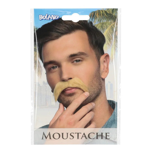 Snor blond van Boland koop je bij Partywinkel