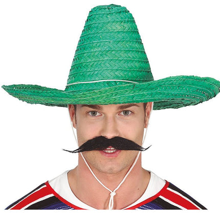 Sombrero Groen Stro 50cm van Fiestas Guirca koop je bij Partywinkel