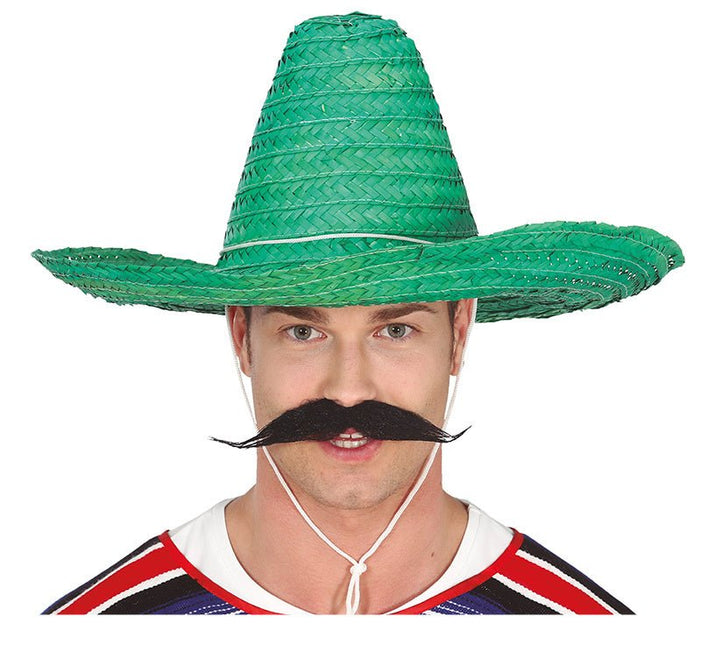 Sombrero Groen Stro 50cm van Fiestas Guirca koop je bij Partywinkel