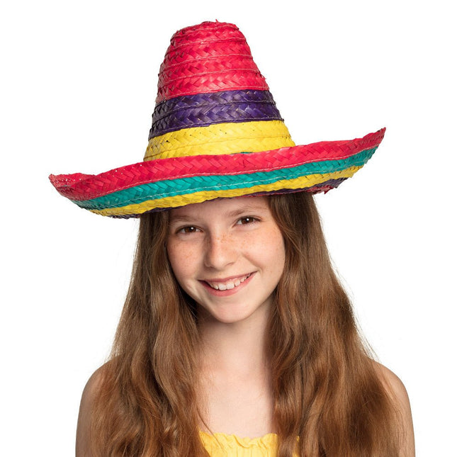 Sombrero Puebla Kind 40cm van Boland koop je bij Partywinkel