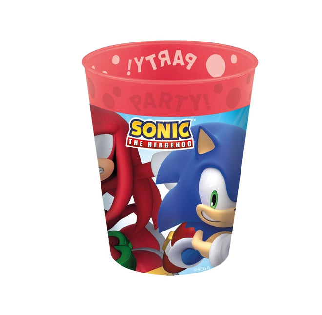 Sonic Bekers Herbruikbaar 250ml 4st van Procos koop je bij Partywinkel