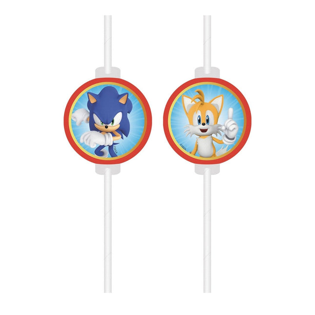 Sonic Rietjes Papier 4st van Procos koop je bij Partywinkel