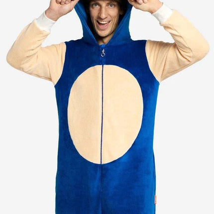 Sonic the Hedgehog Onesie Unisex Blauw van OppoSuits koop je bij Partywinkel