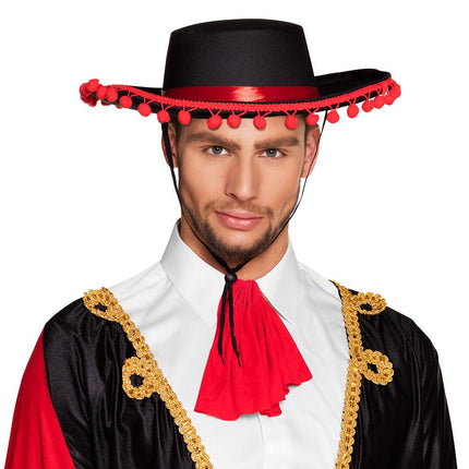 Spaanse Hoed Zwart Deluxe 43cm van Boland koop je bij Partywinkel