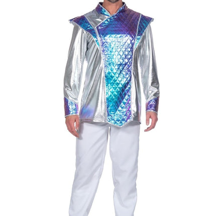 Space Jas Heren Metallic van Wilbers & Wilbers koop je bij Partywinkel