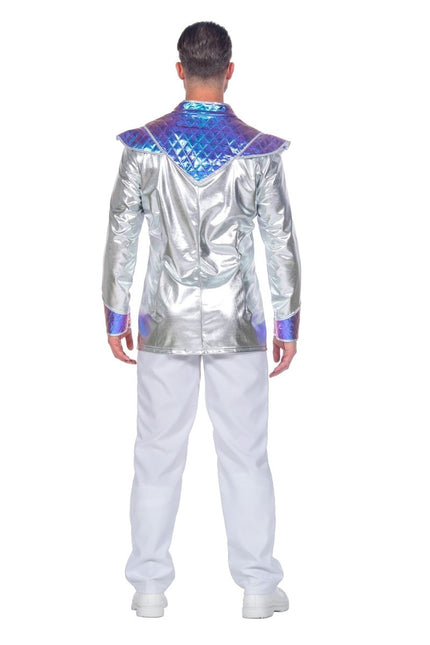 Space Jas Heren Metallic van Wilbers & Wilbers koop je bij Partywinkel