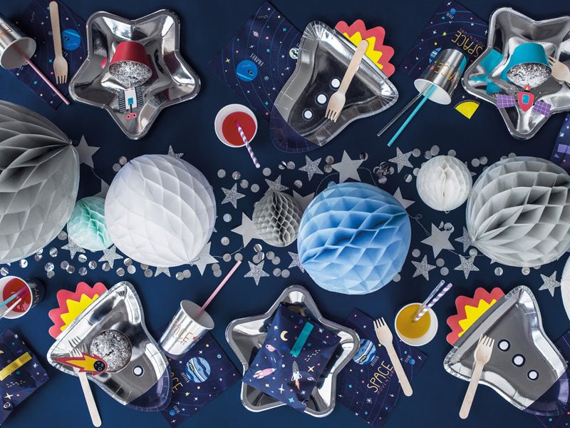 Space Party Borden 29,5cm 6st van Partydeco koop je bij Partywinkel