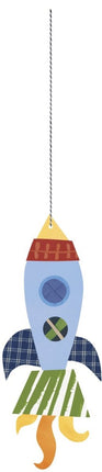Space Party Hangdecoratie 3st van Unique koop je bij Partywinkel