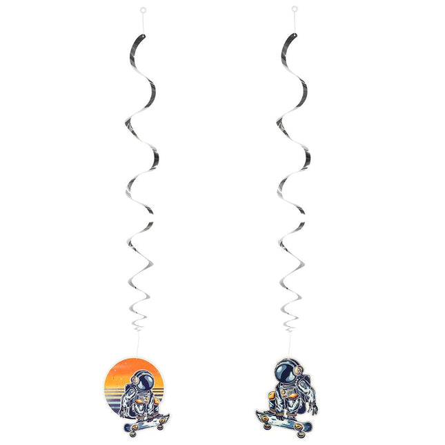 Space Party Hangdecoratie 85cm van Boland koop je bij Partywinkel