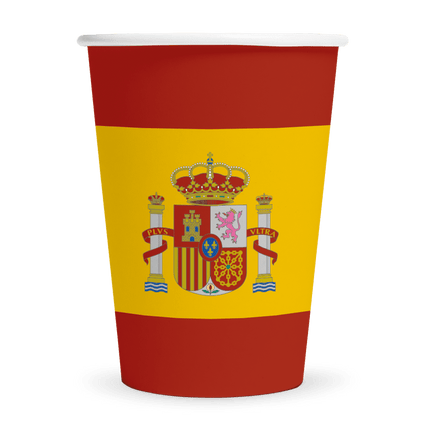 Spanje Bekers 210ml 8st van WeFiesta koop je bij Partywinkel