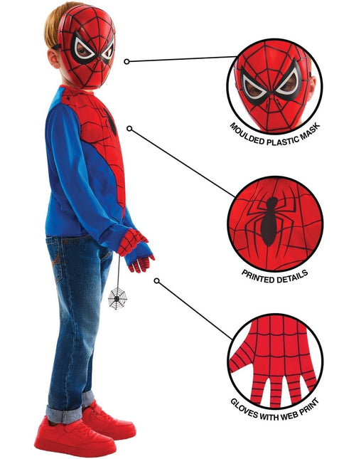 Spider - Man Verkleedset van Rubies koop je bij Partywinkel