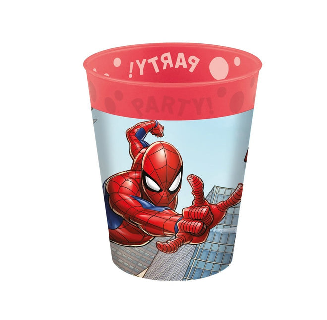 Spiderman Beker Herbruikbaar 250ml van Procos koop je bij Partywinkel