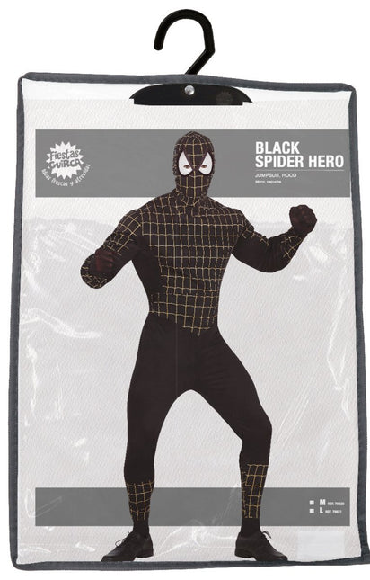 Spiderman Kostuum Heren Zwart van Fiestas Guirca koop je bij Partywinkel