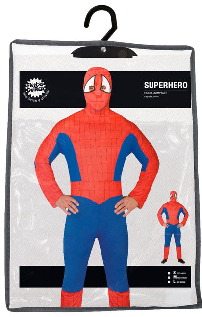 Spiderman Kostuum Rood Blauw Heren van Fiestas Guirca koop je bij Partywinkel