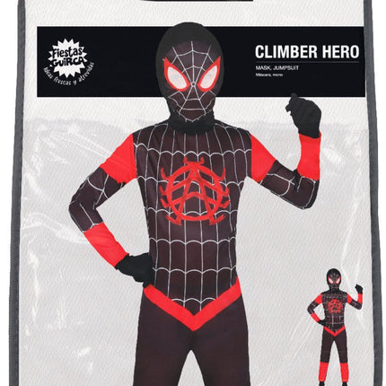 Spiderman Kostuum Zwart Rood Jongen van Fiestas Guirca koop je bij Partywinkel