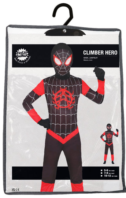 Spiderman Kostuum Zwart Rood Jongen van Fiestas Guirca koop je bij Partywinkel