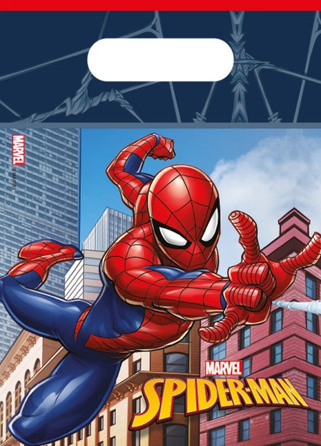 Spiderman Uitdeelzakjes 6st van Procos koop je bij Partywinkel
