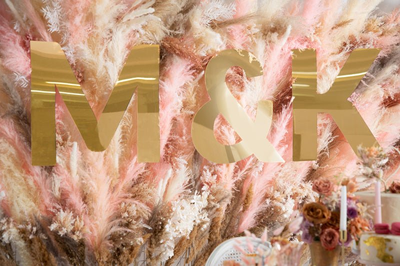 Spiegelletter & Goud 61cm van Partydeco koop je bij Partywinkel