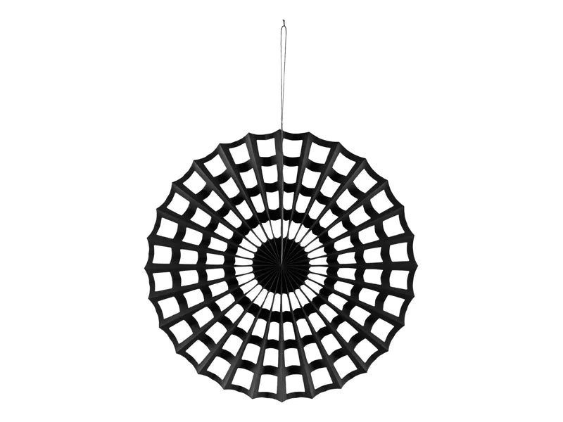 Spinnenweb Hangdecoratie Zwart 50cm van Partydeco koop je bij Partywinkel