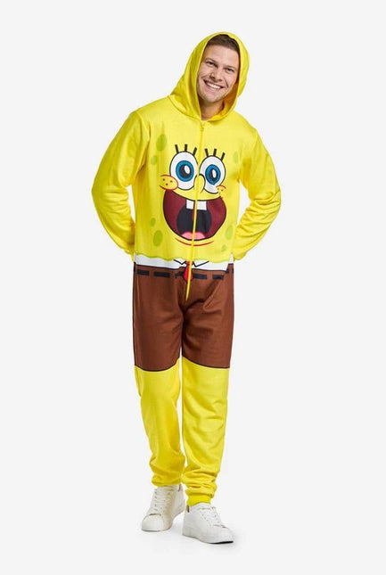 SpongeBob Onesie Heren Geel van OppoSuits koop je bij Partywinkel