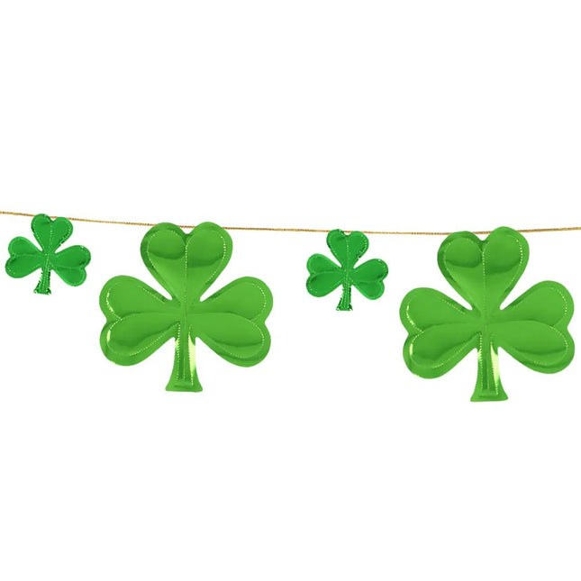 St. Patrick'S Day Slinger Groen Klavertje Vier 3m van Boland koop je bij Partywinkel