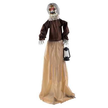 Staande decoratie Lantern witch (165 cm) van Boland koop je bij Partywinkel