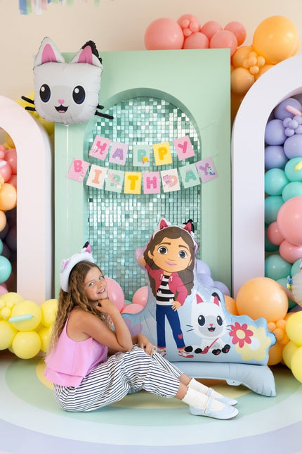 Staande folieballon Gabby's Dollhouse, 92x90,5 cm van Partydeco koop je bij Partywinkel