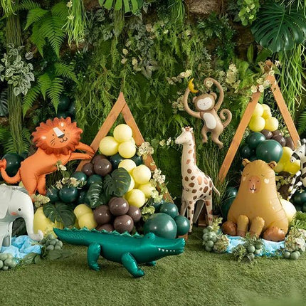 Staande folieballon Olifant, 91x61 cm, mix van Partydeco koop je bij Partywinkel