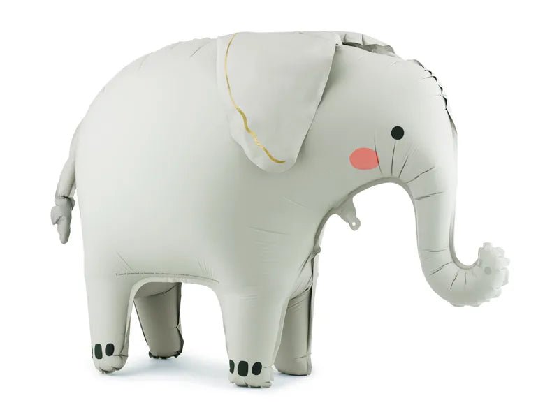 Staande folieballon Olifant, 91x61 cm, mix van Partydeco koop je bij Partywinkel