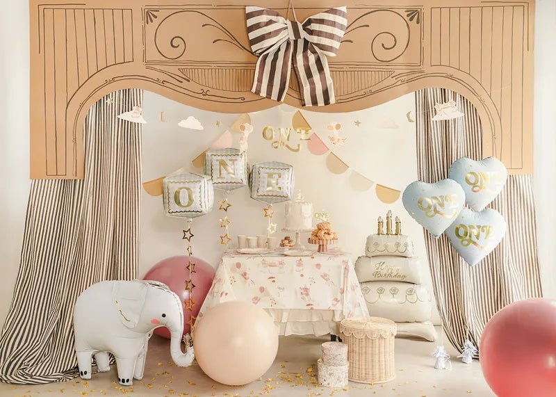 Staande folieballon Olifant, 91x61 cm, mix van Partydeco koop je bij Partywinkel
