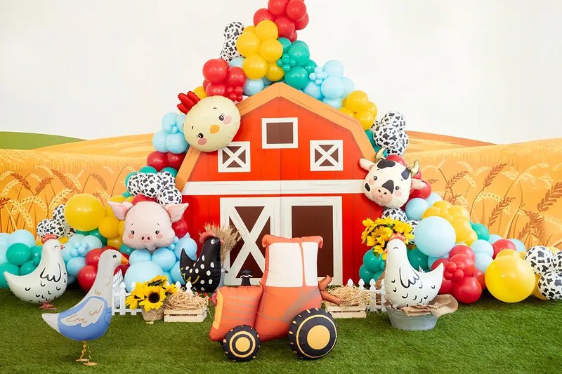 Staande folieballon Tractor, 72x63,5 cm, mix van Partydeco koop je bij Partywinkel
