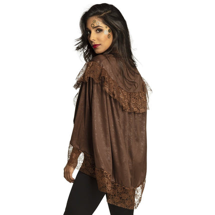 Steampunk Cape 85cm van Boland koop je bij Partywinkel