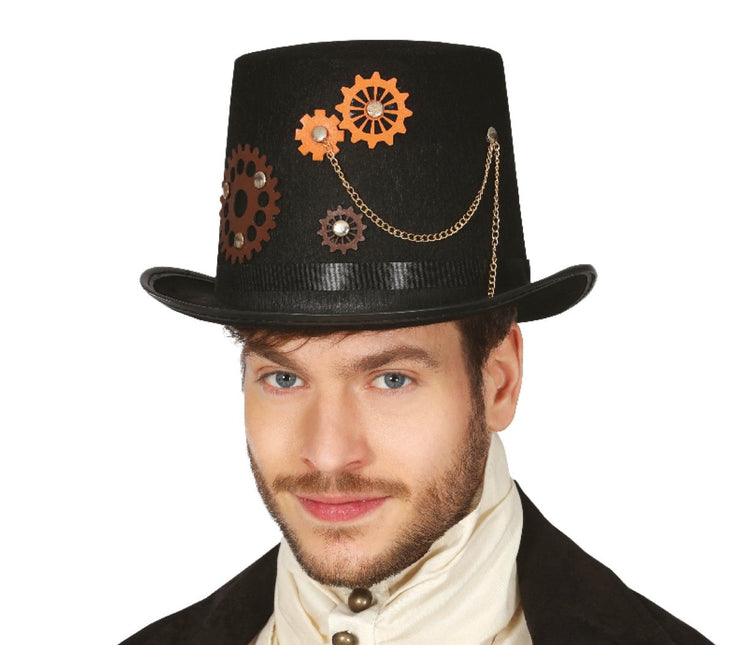 Steampunk Hoge Hoed van Fiestas Guirca koop je bij Partywinkel