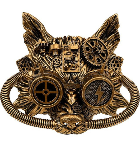 Steampunk Masker Goud Vos van Widmann koop je bij Partywinkel