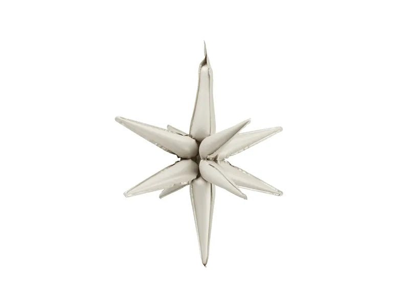 Ster Ballon Beige 50cm van Partydeco koop je bij Partywinkel