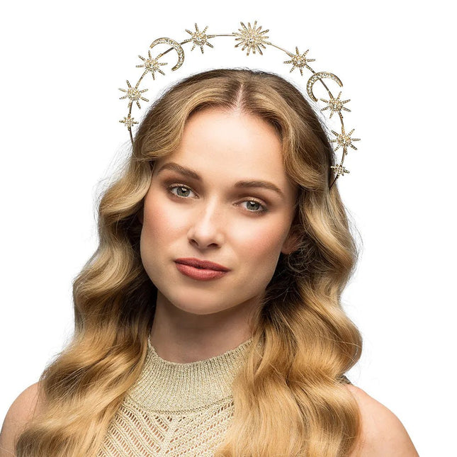 Ster Haarband Goud van Boland koop je bij Partywinkel