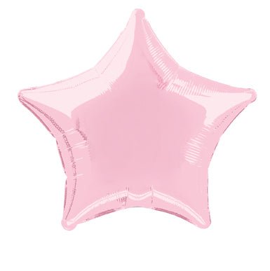 Ster Helium Ballon Lichtroze Leeg 50cm van Unique koop je bij Partywinkel