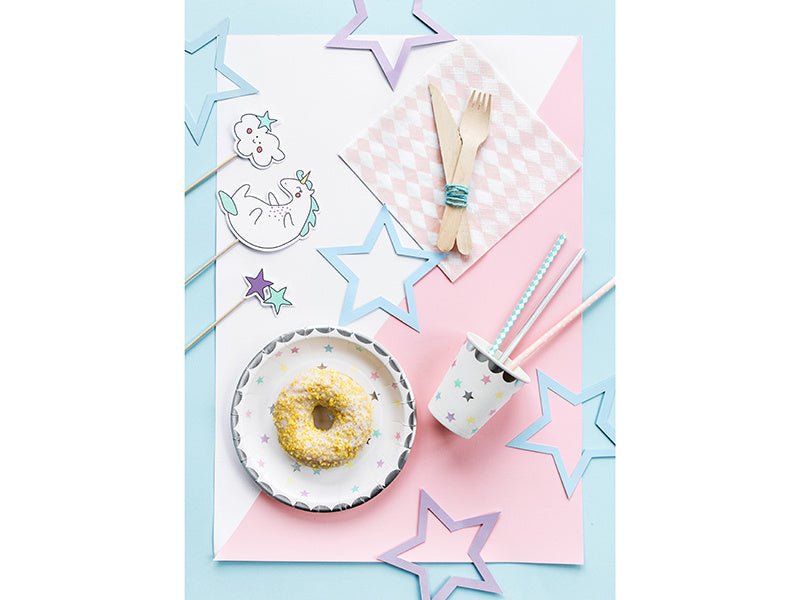 Sterren Slinger Gekleurd 1,4cm van Partydeco koop je bij Partywinkel