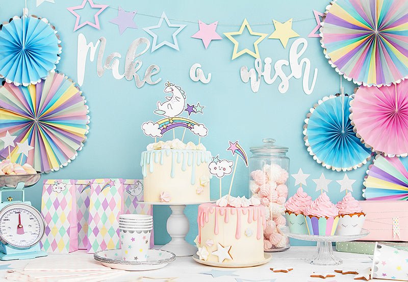 Sterren Slinger Gekleurd 1,4cm van Partydeco koop je bij Partywinkel