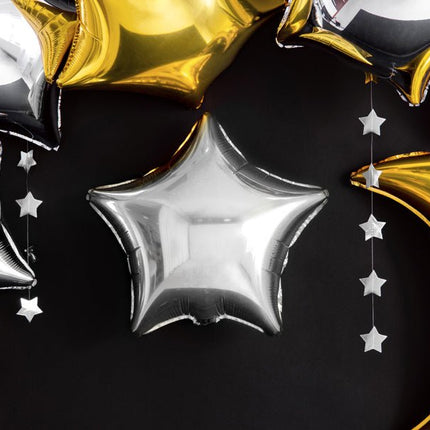 Sterren Slinger Zilver 3,6m van Partydeco koop je bij Partywinkel