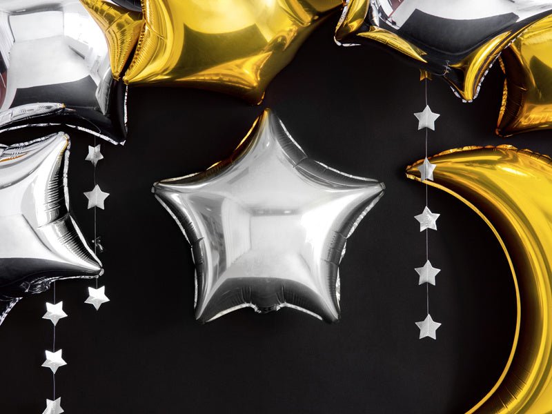 Sterren Slinger Zilver 3,6m van Partydeco koop je bij Partywinkel
