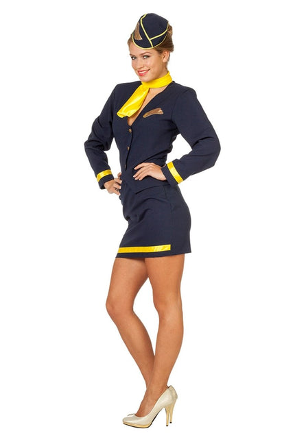 Stewardess Pakje Blauw van Wilbers & Wilbers koop je bij Partywinkel