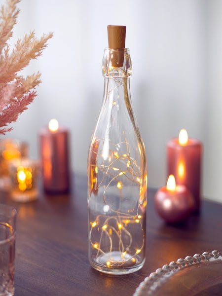 Stompkaars Rose Goud Metallic 12cm 6st van Partydeco koop je bij Partywinkel